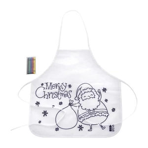 Julfar Cook színezhető karácsonyi kötény gyerekeknek