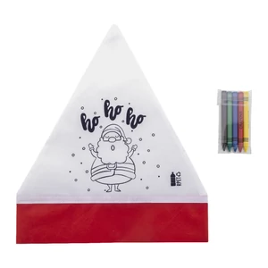 Julfar Hat színezhető Mikulássapka