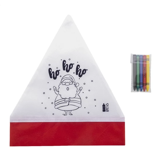 Julfar Hat színezhető Mikulássapka