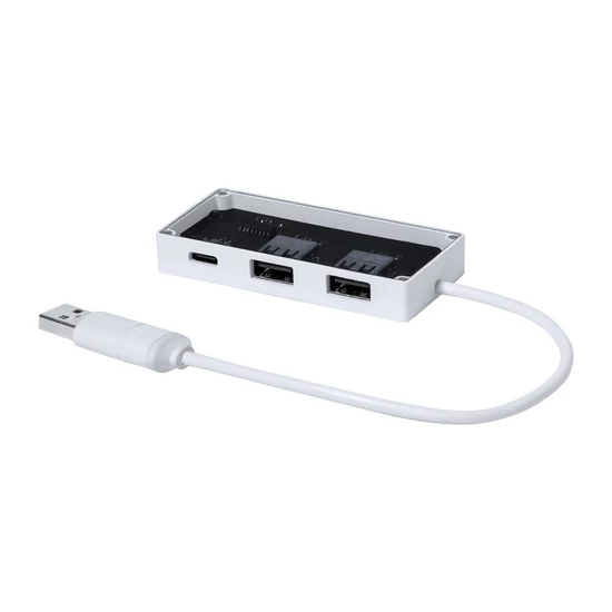 Hevan átlátszó USB hub