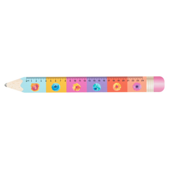 Sharpy 24 ceruza formájú vonalzó, 24 cm