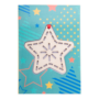 Kép 11/17 - TreeCard karácsonyi üdvözlőlap, csillag